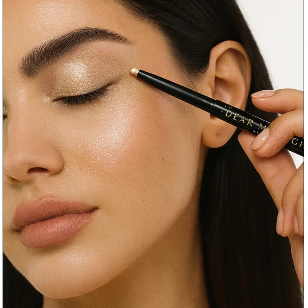 Dear Midnight Dual-Ended Eyeshadow Stick & Blender Champagne Dream (gold pearl)